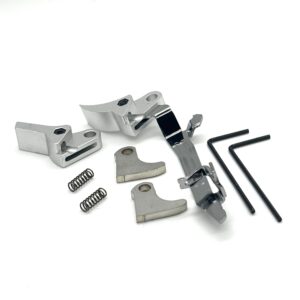 ⚡ New: Veteran Value Glock FRT V2 6061 Aluminum Trigger Bar Kit 2x Shoe (Silver Curve and Flat) Gen 1 2 3 4, 9mm, .40, .357