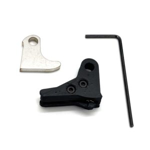 Alternative view of ⚡ New: Veteran Glock FRT Polymer V3 Trigger Shoe Kit with Safety and Curved Steel Trip for All Glocks – Black