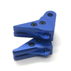 Alternative view of ⚡ New: Veteran BLEM-CHIP Standard Semi-Auto Royal Blue 6061 Aluminum Flat Glock Trigger