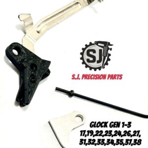 Alternative view of ⚡ New: Veteran GLOCK FRT POLYMER V3 BAR GEN 1 2 3 with Safety and Curved Steel Trip for 17 19 22 26 27
